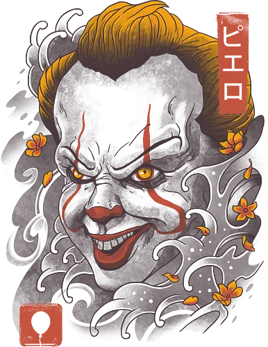 Oni Clown Mask - oni, yokai, troll, mask, maske, es, clown, it, stephen king, horror, movie
